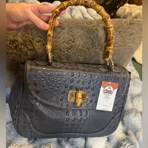 NWT Charlie Leather Izzie Medium Handbag & Shoulder Bag (Retail $545)